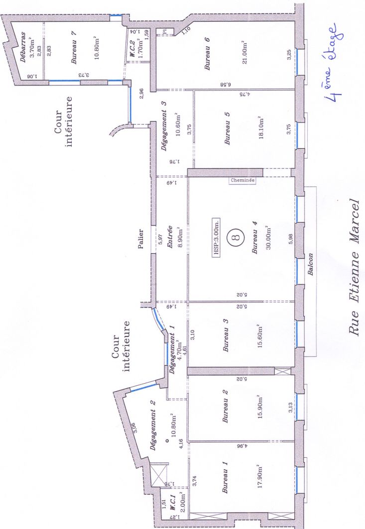 Bureau Paris 174m² Location bureau Paris OLBUR2532430 3
